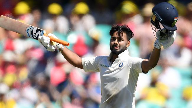 Rishabh Pant faces a long recovery from his car crash injuries. Picture: AAP Image/Dan Himbrechts