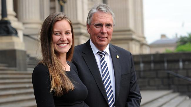 Victorian Nationals Stephanie Ryan and Peter Walsh.