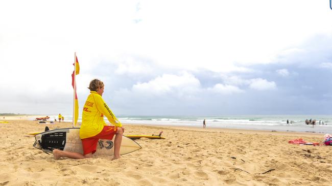 Evans Head lifesaver in training Max Mcgillivray, 12, at Main Beach Evans Head.