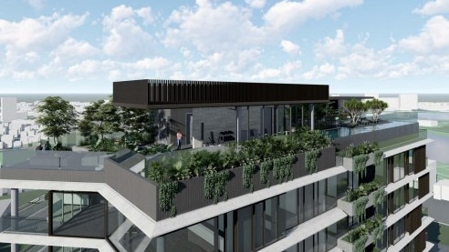 Artist impression for the development project submitted for 112-130 Lambert St, Kangaroo Point.