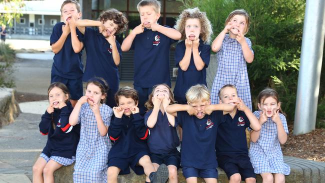 St Therese Catholic Primary School 2025 Foundation JA front Lucy Evans, Matilda Gilmour, Dustin Cornish, Sebby Rankin, Colt Lindsay, Elwood Emmerson, Charlotte McElgunn. Back Albie O,Neill, Alby Wallis, Will Dow, Alban Douglas-Hayes, Belle Cardinal