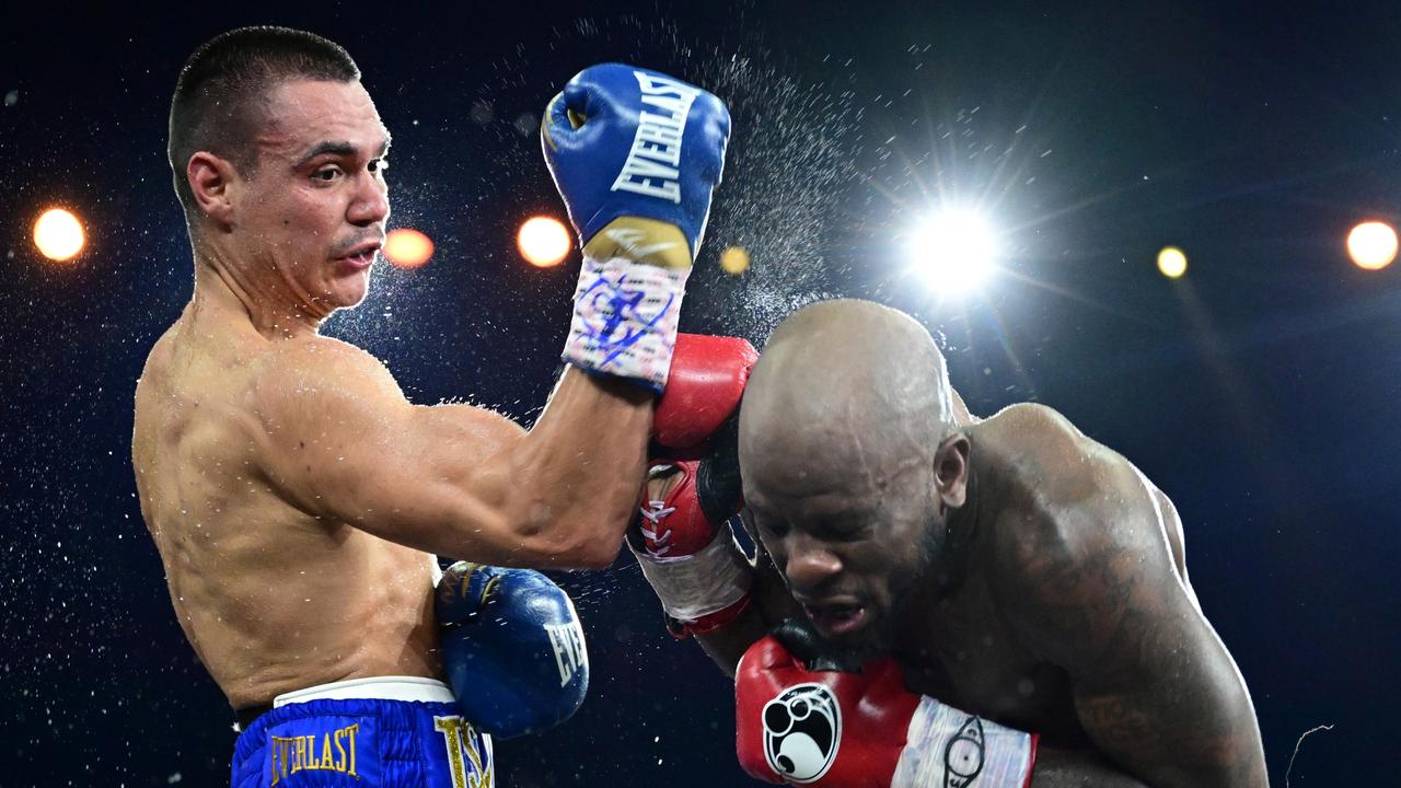 No Limit Boxing – Tim Tszyu v Tony Harrison fights at Qudos Bank Arena, Homebush. Picture: No Limit Boxing/Gregg Porteous