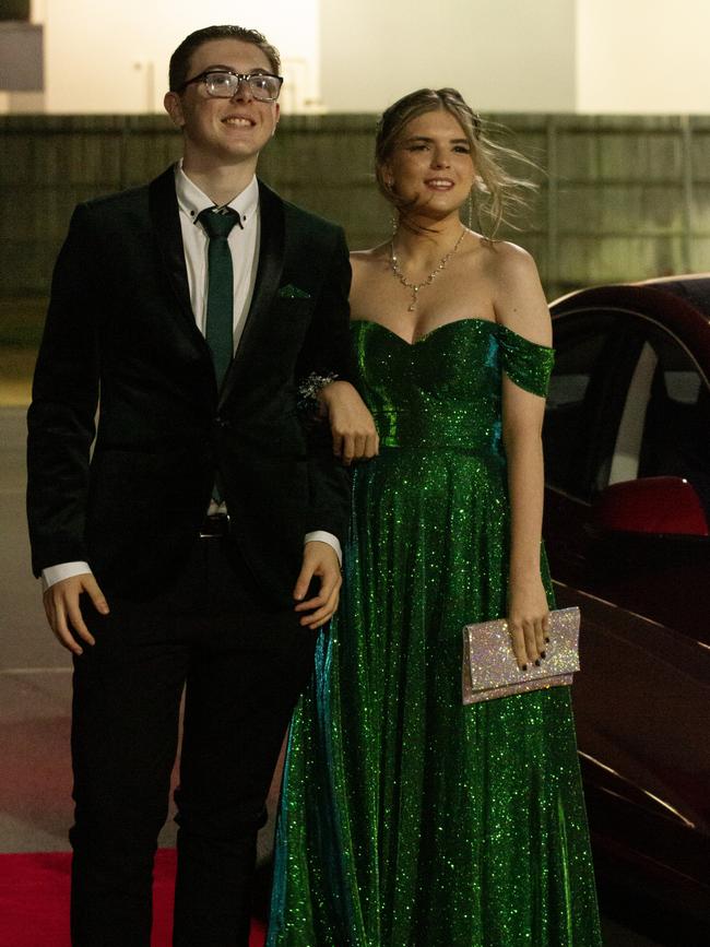 Reid McWha and Daina Harris at the 2023 St Lukes Anglican College formal.