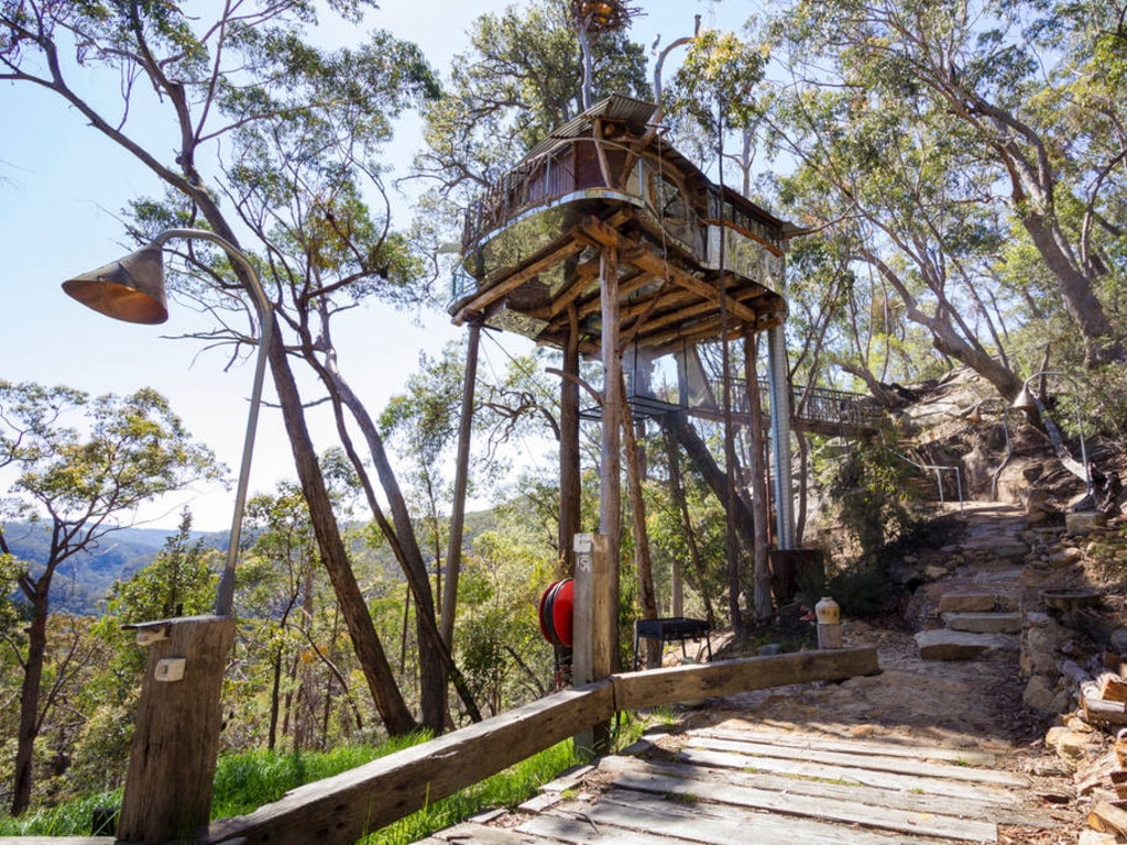 Treehouse in the NSW Blue Mountains. Picture: Airbnb