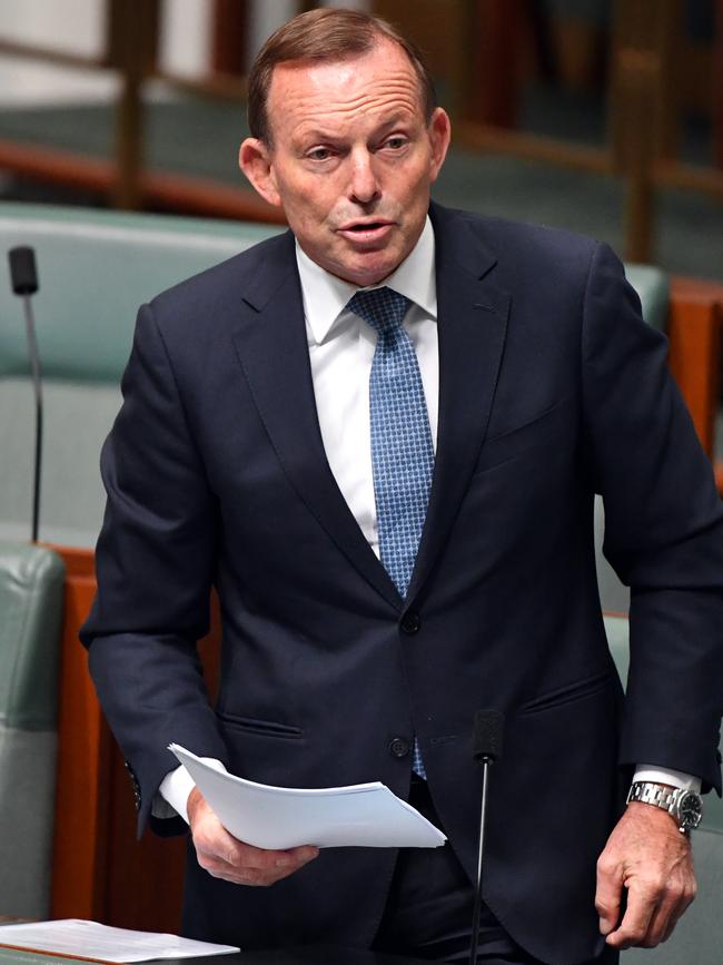 Member for Warringah Tony Abbott faces an onslaught of independents. Picture: AAP