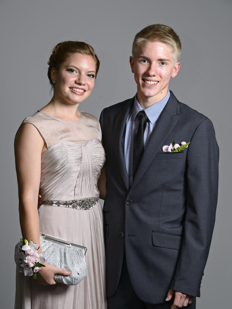 Rebecca Day and Haydon Cottier at the 2014 Good Shepherd Lutheran College formal at the Darwin Convention Centre. Picture: NT NEWS