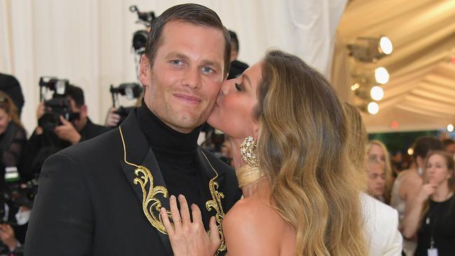 NEW YORK, NY - MAY 07:  Tom Brady and Gisele Bundchen attends the Heavenly Bodies: Fashion & The Catholic Imagination Costume Institute Gala at The Metropolitan Museum of Art on May 7, 2018 in New York City.  (Photo by Neilson Barnard/Getty Images)