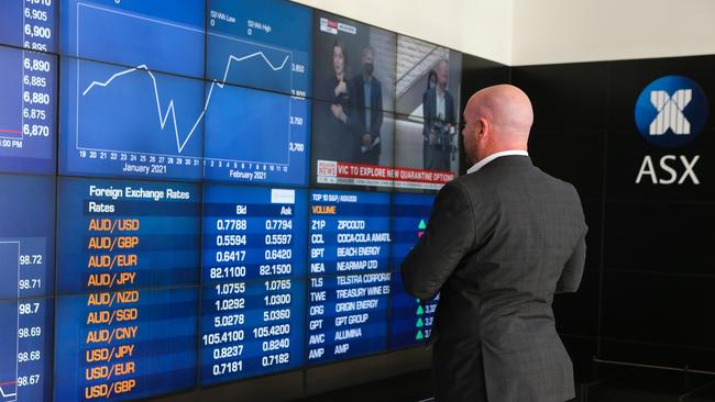 The ASX surged on a chockablock corporate news day. Picture: NCA NewsWire/Gaye Gerard