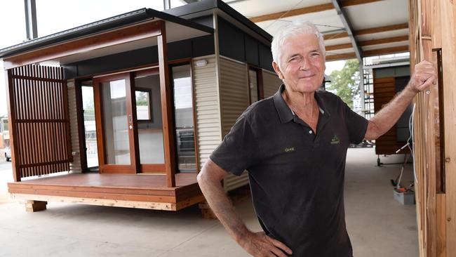 Eco Cottages managing director Greg Phipps wants to build 33 modular homes at Cooroy to help provide a solution to the region's social and affordable housing crisis. Picture: Patrick Woods.