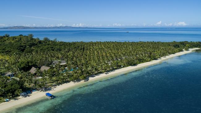 Lomani Resort Fiji where no one under 16 is allowed.