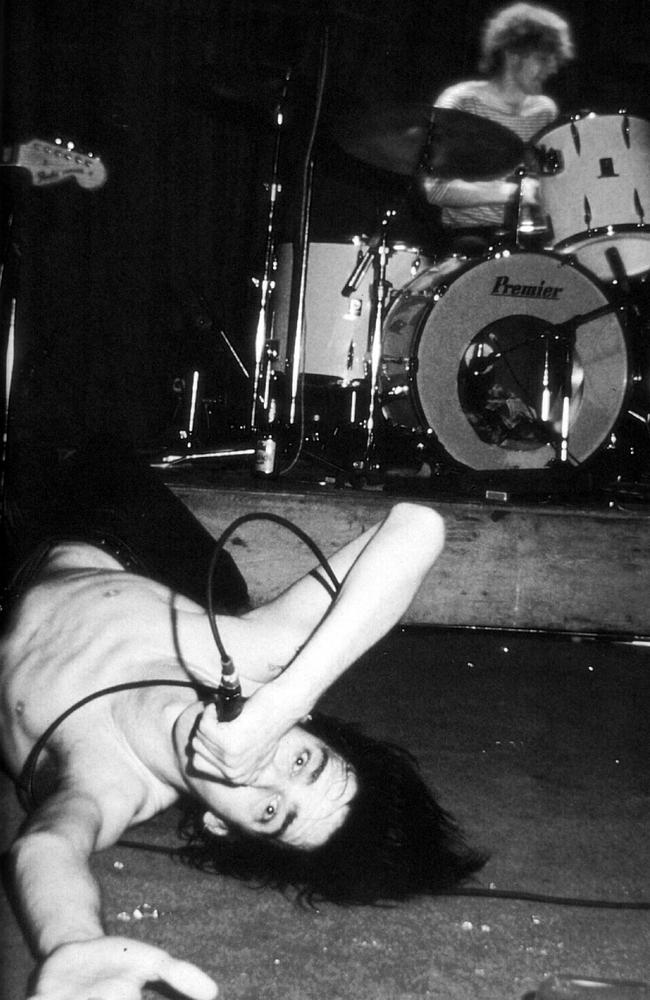 ‘A jukebox filled with improbable music’ … Nick Cave performs with the Birthday Party in 1995.