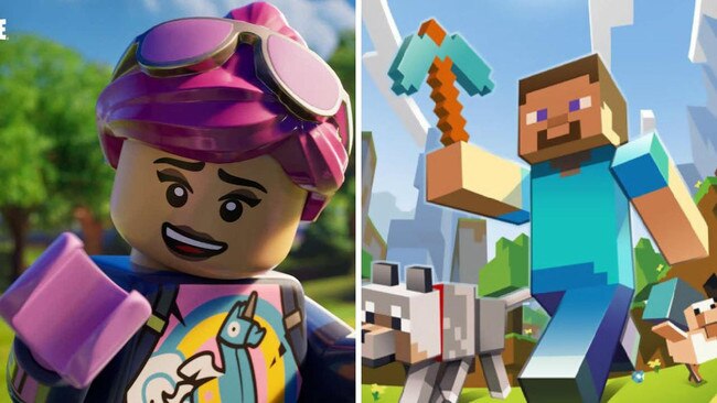 Epic Games takes on Microsoft’s Minecraft, launching LEGO Fortnite as a direct rival with its own unique twist on the survival crafting genre. Picture: Supplied