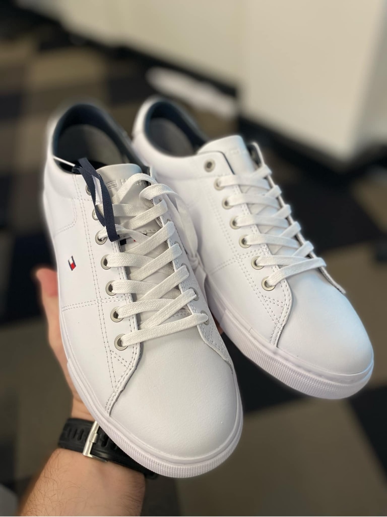 Tommy Hilfiger Men's Essential Leather Sneaker. Picture: Troy Nankervis