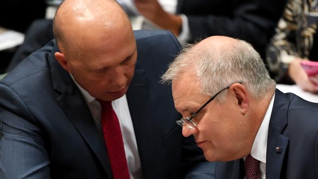 Peter Dutton is no fan of Scott Morrison, that’s for sure.