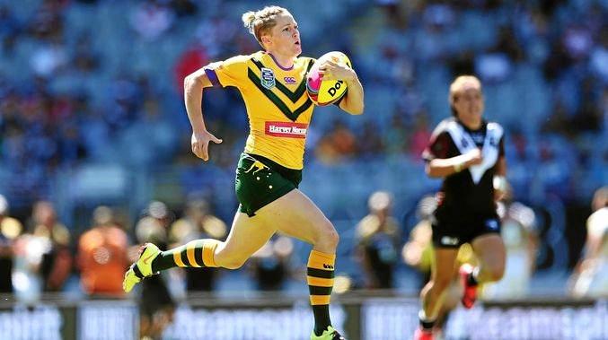 AUSSIE STAR: Gladstone girl and NRL Jillaroo Chelsea Baker. Picture: Contributed