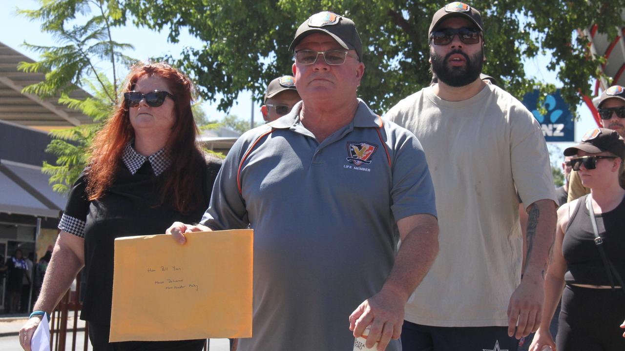 ‘Sick of lip service’: Corrections officers march through Red Centre