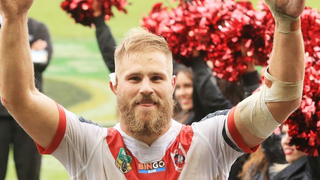 Jack de Belin has re-signed with the Dragons. pic Mark Evans