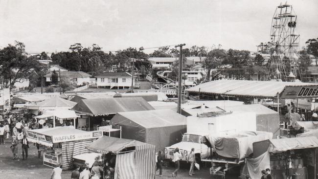 A photo of Redcliffe Show in the early days.