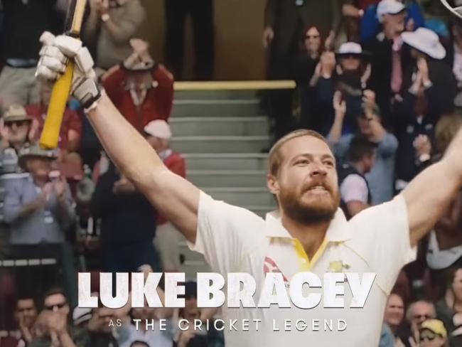 Luke Bracey, the latest Aussie actor to make it big in Hollywood, appears as a cricketer in the trailer. Picture: Dundee Movie