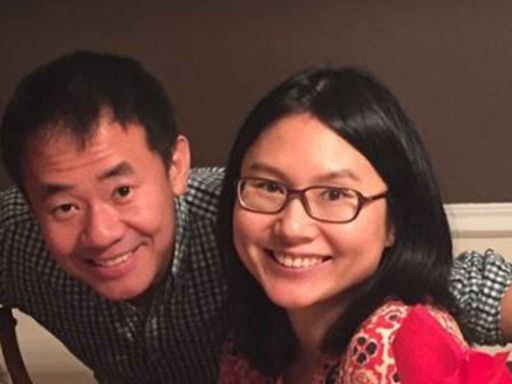 Xiyue Wang and his wife Hua Qu. Picture: Supplied