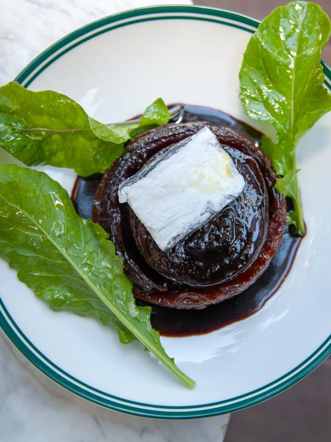 Caramelised onion tart.