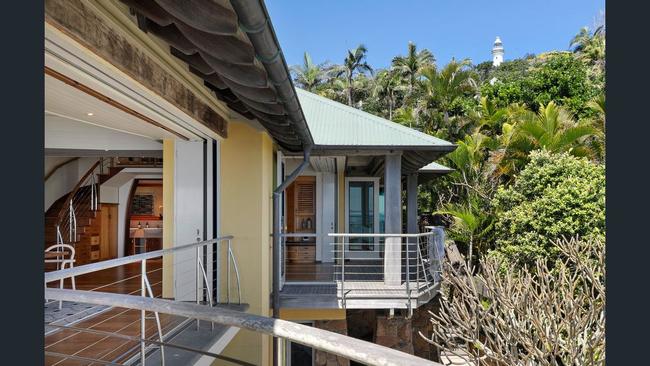 This home at Wategos beach has reportedly sold for a record-breaking $22 million.
