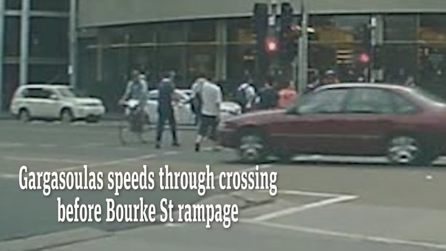 Gargasoulas speeds through crossing before Bourke St rampage