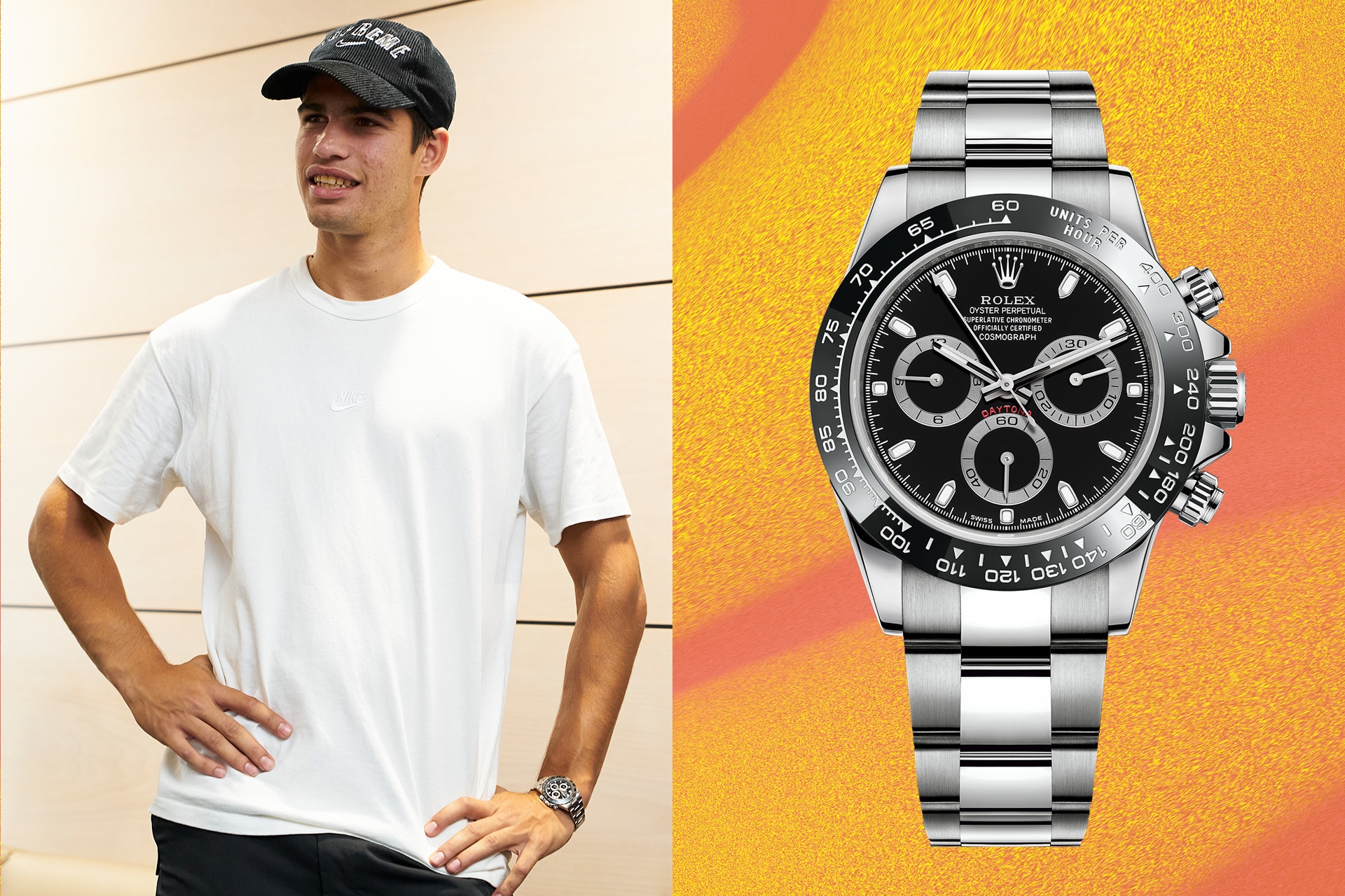 Carlos Alcaraz wears his game on his wrist GQ Australia