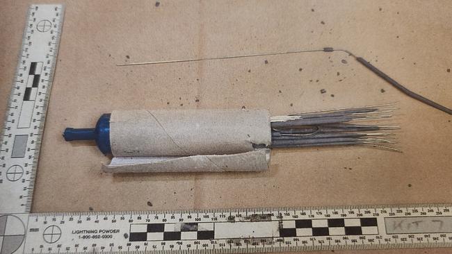 Benjamin Whitehouse was jailed for possessing explosive devices. Picture: Courts SA