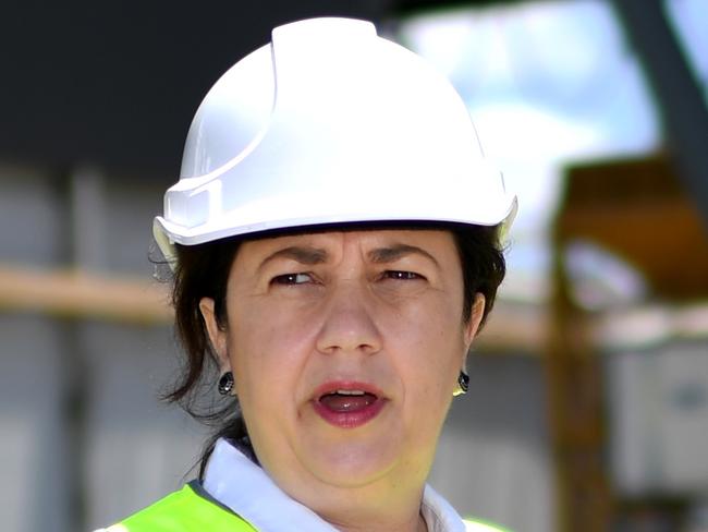 TOWNSVILLE , AUSTRALIA - NewsWire Photos - OCTOBER 21, 2020.Queensland Premier Annastacia Palaszczuk during a visit to the Port of Townsville, while on the election campaign trail. Queenslanders go to the polls on October 31.Picture: NCA NewsWire / Dan Peled