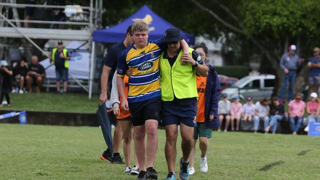 Day 1 of the King of the Country junior rugby union tournament at the Gold Coast Eagles Rugby Union Club. Under-15s: 10.40am: USQ Saints v Invitational Barbarians USQ Player No Barbarians Player No Pic Mike Batterham