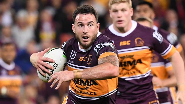 Darius Boyd isn’t the answer at five-eighth for the Broncos. Picture: AAP