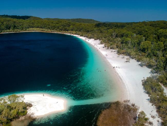 Lake McKenzie.