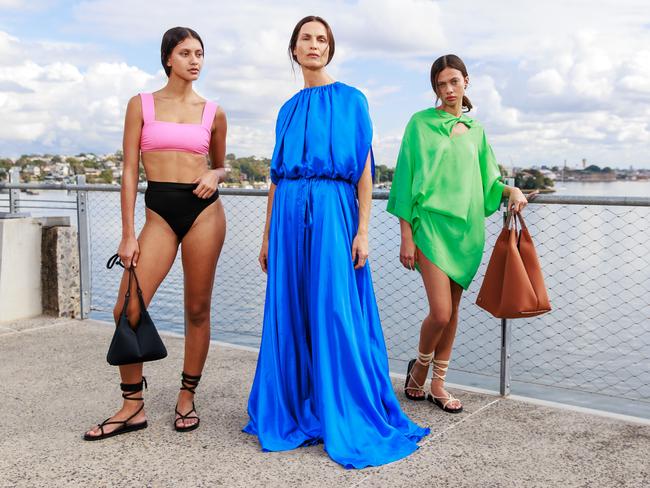 Daily Telegraph. 15, May, 2023.Models from Bondi Born AAFW Show, at The Coal Loader, Waverton, today.Picture: Justin Lloyd.