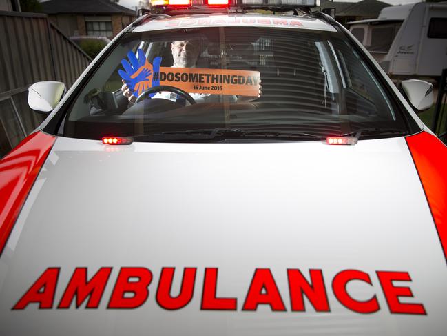 Liverpool Leader - John Brotherhood (NSW Ambulance Inspector) is pictured at his Liverpool NSW Australia home to go with a story about Do Something Day #DoSomethingDay