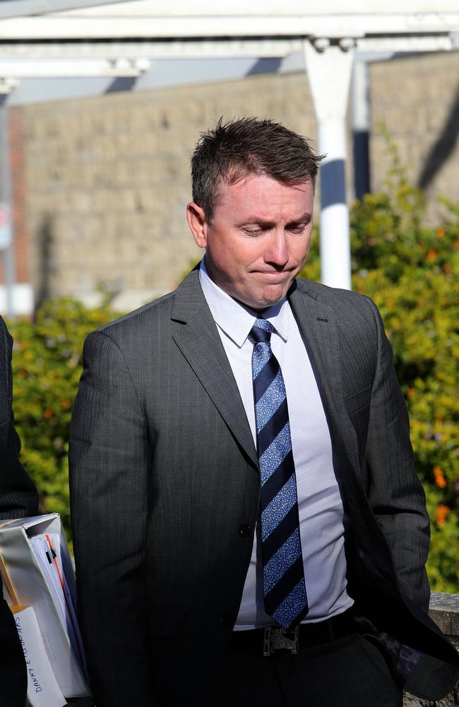 James Ashby at Toronto Local Court where he was cleared. Picture: Peter Lorimer.