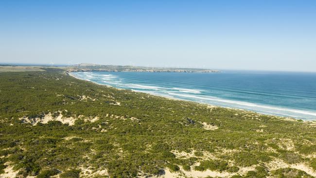 The Discovery Bay Coastal Park boasts 55km of uninterrupted beach. Picture: News Corp Australia