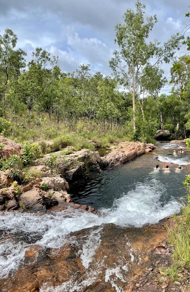 Buley Rockhole and the Cascades at Litchfield National Park are perfect waterholes to cool off on a hot day. Picture: Rae Wilson