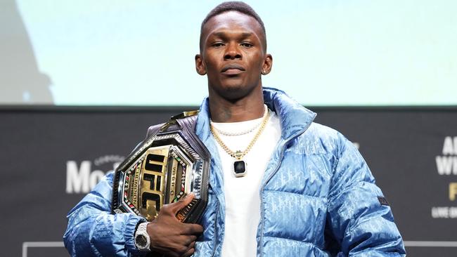 UFC middleweight champ Israel Adesanya. Picture: Josh Hedges/Zuffa LLC