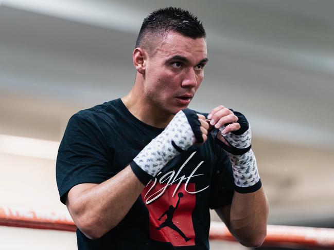 Nothing is going distract Tim Tszyu ahead of Sunday.