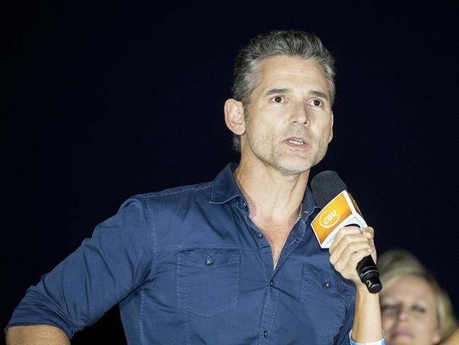 Eric Bana attended Tropfest at Parramatta Park this year. Picture: Damian Shaw