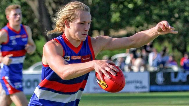 Brad Bernacki finished second in the Bendigo Football League best-and-fairest. Picture: Aaron Cook