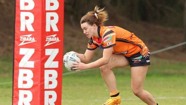 Ashlee Russell has been a try-scoring machine for the Tigers. Picture: The Entrance Tigers RLFC