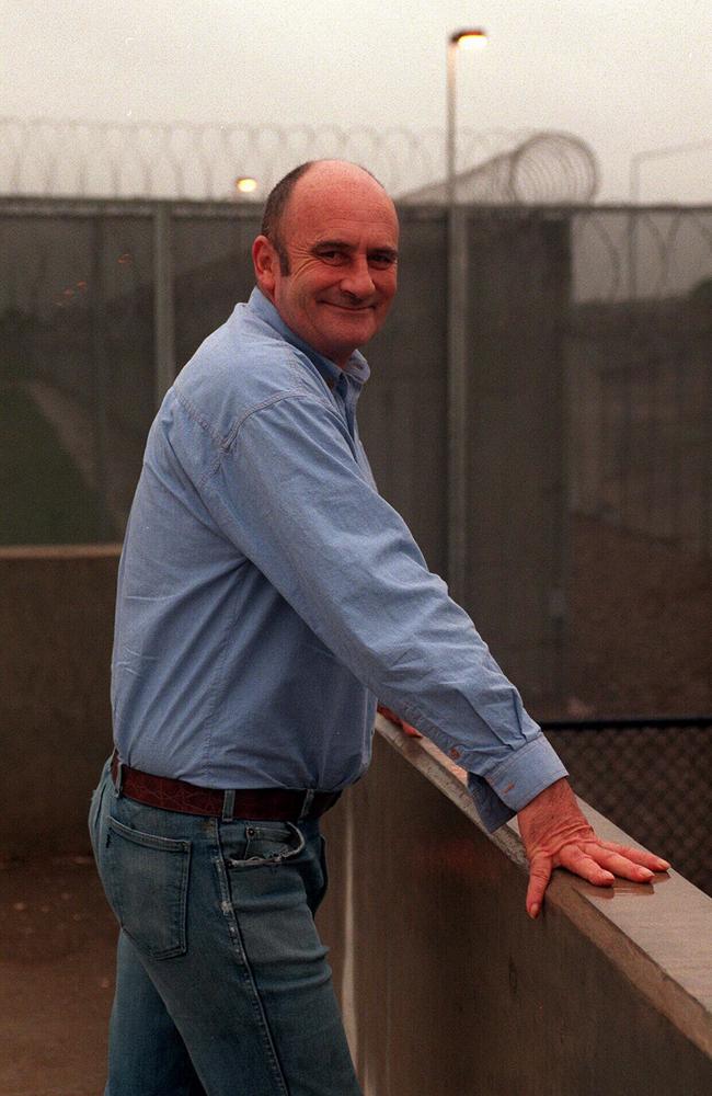 Con man Barry John Faulkner outside Silverwater jail after a doing a stint for fraud.