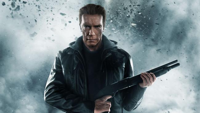 Arnold Schwarzenegger is the Terminator in Terminator Genisys. Picture: Supplied