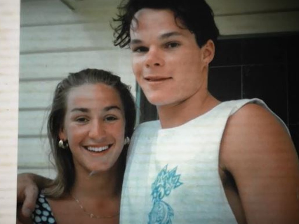 Keli Lane and her first boyfriend Aaron Tyack as teenagers. Picture: ABC