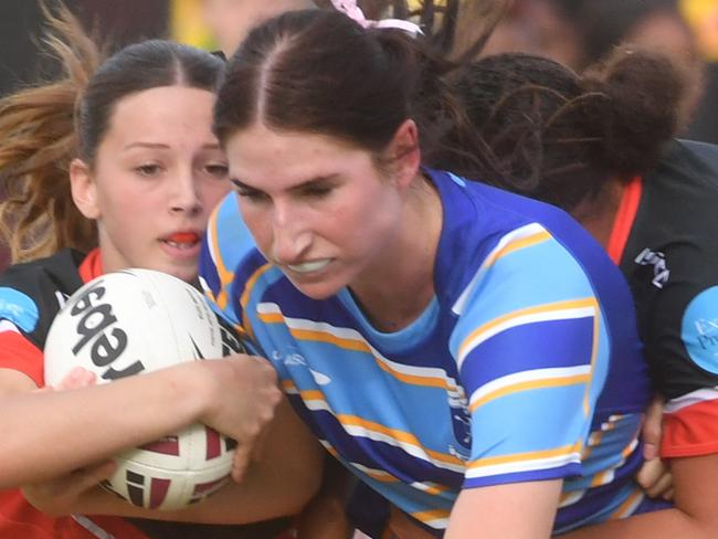 St Margaret Mary's College's Chantel Wilson. Women's game between Kirwan High and St Margaret Mary's College at Kirwan High. Picture: Evan Morgan