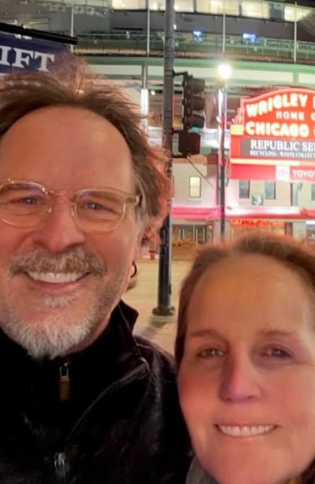 Helen Hunt looked unrecognisable in new selfie shared on Instagram. Picture: Instagram