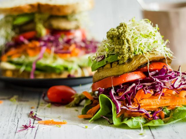 Eat the rainbow sandwich from For the Love of Bread by Redkite. Photo: Freya's Nourishment.