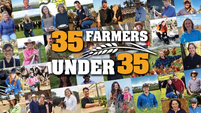 The Weekly Times has profiled 35 brilliant Australian farmers aged under 35.